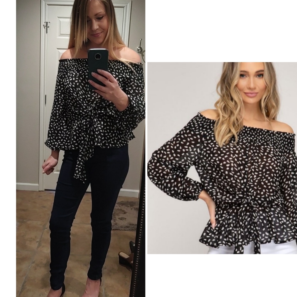 Off the shoulder blouse